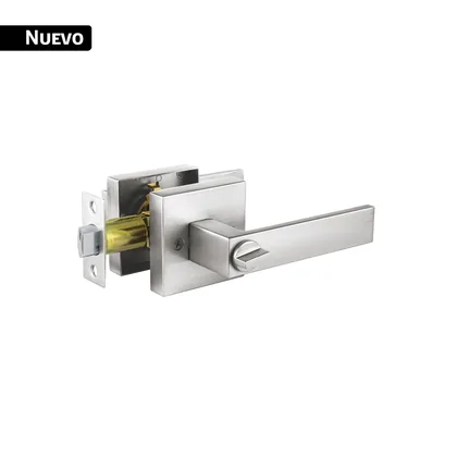 Cerradura manija 'Módena' p/baño, cromo mate, HERMEX