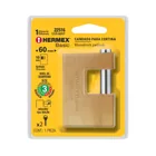 Candado antipalanca 60 mm cuerpo de hierro, HERMEX BASIC 6