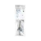 Palanca frontal metálica cromada robusta para WC, FOSET 3