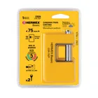 Candado antipalanca 75 mm cuerpo metálico, HERMEX BASIC 6