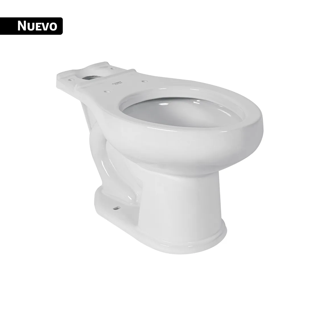 Taza alargada de porcelana, blanco, FOSET