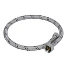 Manguera lavabo/fregadero, acero inox, 1/2' x 3/8', 55 cm 1