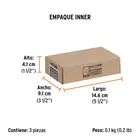Broca para router, recta 2 filos, 1/4', larga, TRUPER 6