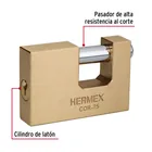 Candado antipalanca, 75mm, cuerpo de latón llave tradicional 5