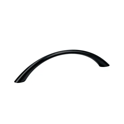 Jaladera de 96mm, línea Arco, negro, HERMEX