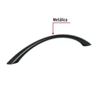Jaladera de 128mm, línea Arco, negro, HERMEX 2