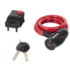 Candado de cable con llave, 10 mm X 1.0 m, HERMEX 1