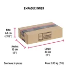 Pasador abatible para puerta, acabado negro, HERMEX 4
