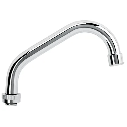 Cuello largo para mezcladora de lavabo, cromo, BASIC