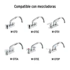 Cuello largo para mezcladora de lavabo, cromo, BASIC 4