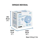 Portarrollo junior de ABS, humo, FOSET BASIC 5