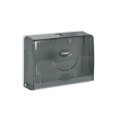 Dispensador chico para toallas de papel, humo, FOSET BASIC
