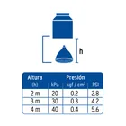 Regadera redonda 3-1/4', ABS, sin brazo, cromo, AERO 3