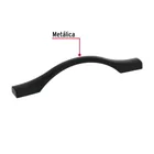 Jaladera de 96mm, línea Segovia, negro, HERMEX 2