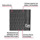 Rollo de malla sombra 80%, monofilamento negro, 1.85m x 50m 2