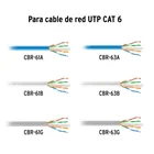 Plug RJ45 CAT6, Bote con 100 piezas, VOLTECK 3