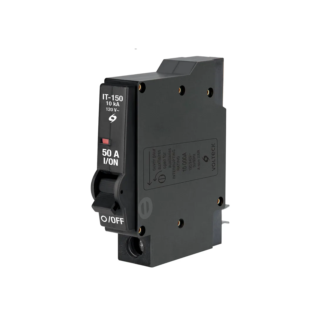 Interruptor de 1 polo 50A, enchufable, a granel, VOLTECK