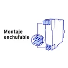 Interruptor de 2 polos 20A, enchufable, a granel, VOLTECK 2