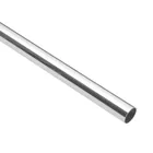 Tubo redondo para clóset, 2.4 m, acero cromado, HERMEX 1