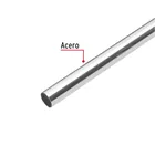 Tubo redondo para clóset,1.2 m, acero cromado, HERMEX 2