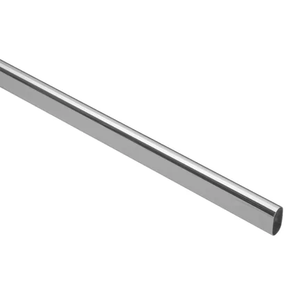 Tubo ovalado para clóset, 3 m, aluminio, HERMEX