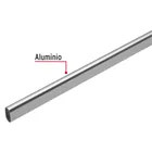 Tubo ovalado para clóset, 3 m, aluminio, HERMEX 2