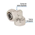 Codo 90° para PEALPE, 1/2', FOSET 2