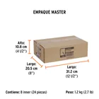 Broca para router, recta 2 filos, 3/8', TRUPER 7