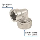 Codo 90° para PEALPE, 1/2', con rosca hembra, FOSET 3