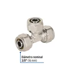 Tee para PEALPE, 3/8', FOSET 3