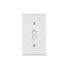 Placa armada interruptor sencillo, línea Standard, blanco 1