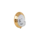 Gancho sencillo para toallas, cromo-oro, FOSET AQUA 1