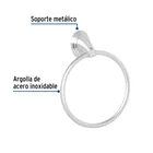 Toallero de argolla, cromo, FOSET AQUA 2
