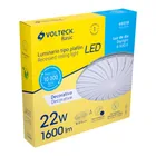 Luminario LED plafón decorativo 22W 6500K, espiral, BASIC 5
