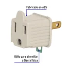 Adaptador 3 a 2, gris, a granel, VOLTECK 2