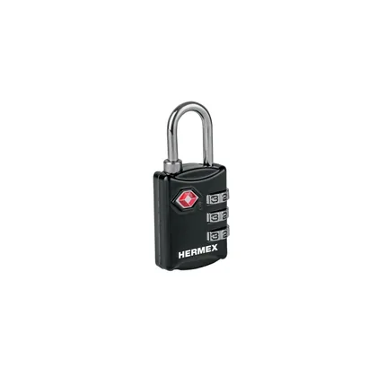 Candado maletero de combinación 27 mm seguridad TSA, blíster