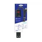 Multicontacto 14 AWG 6 entradas, 2 puertos USB, 850 J, negro 4