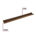 Guardapolvo con funda 95 cm, café, HERMEX 2