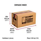 Guardapolvo con funda 95 cm, café, HERMEX 8