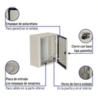 Gabinete metálico, 300 x 250 mm, VOLTECK 2
