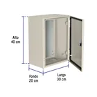 Gabinete metálico, 400 x 300 mm, VOLTECK 4