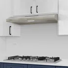 Campana extractora 80cm, empotrable, acero inoxidable, FOSET 6