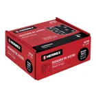Bisagra cuadrada 4', acero negro mate, cabeza plana, HERMEX 4