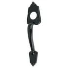 Chapetón metálico para puerta, acabado negro 1