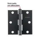 Bisagra cuadrada 3', acero negro mate, cabeza plana, HERMEX 2