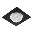 Luminario LED empotrable 5W 6500K, cuadrado, negro, VOLTECK 1