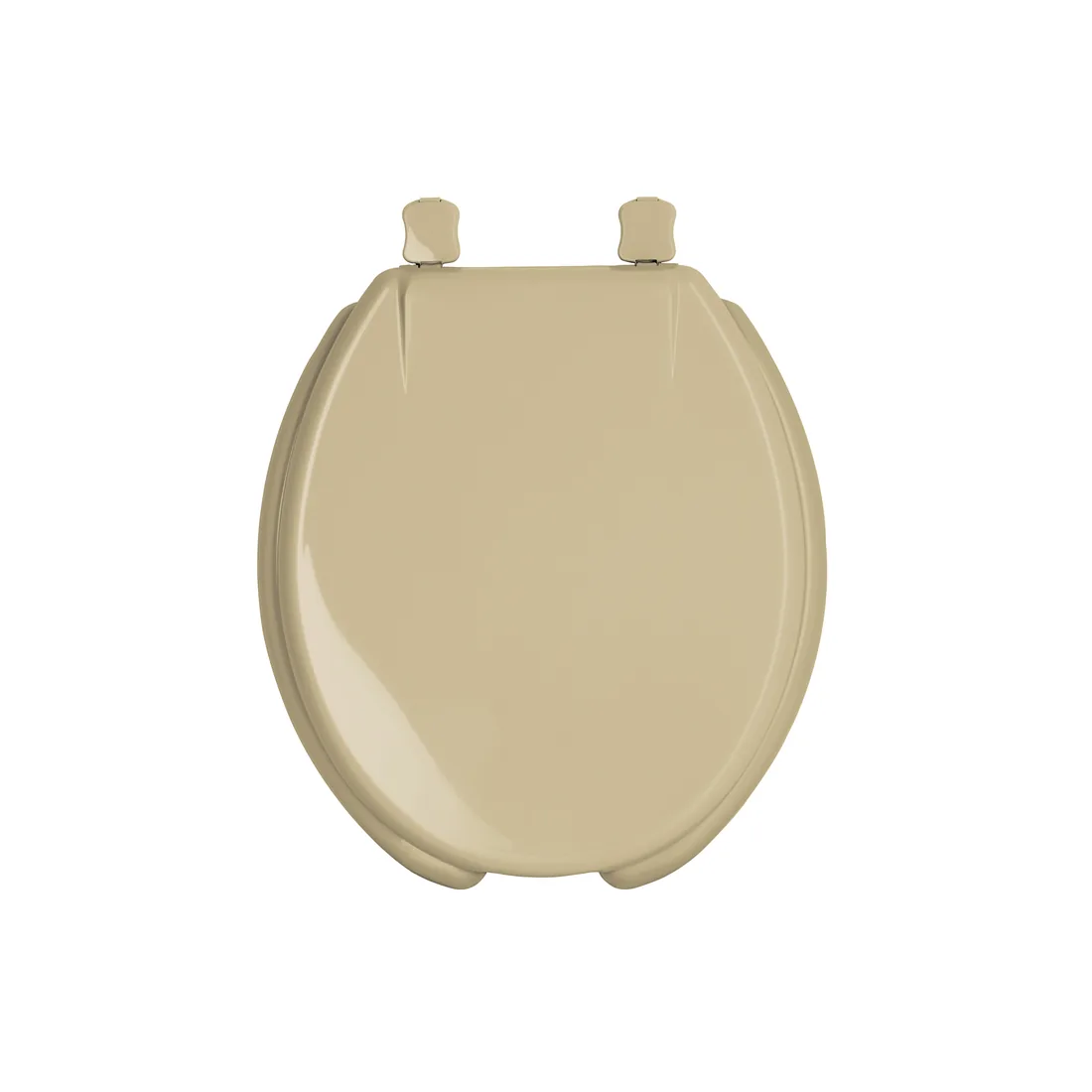 Asiento redondo para WC, abierto, beige, AQUA