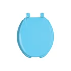 Asiento redondo para WC, abierto, azul, AQUA 1