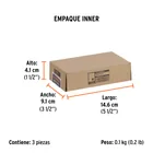 Broca para router, media caña, 1/4', TRUPER 6
