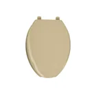 Asiento alargado para WC, abierto, beige, AQUA 1